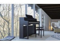 Roland HP702 CH Charcoal Black preto acetinado premium piano eletrico vertical usb bluetooth